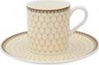 GORDONCASTLEANTLERTRELLISCOFFEECUP&SAUCERONIVORY